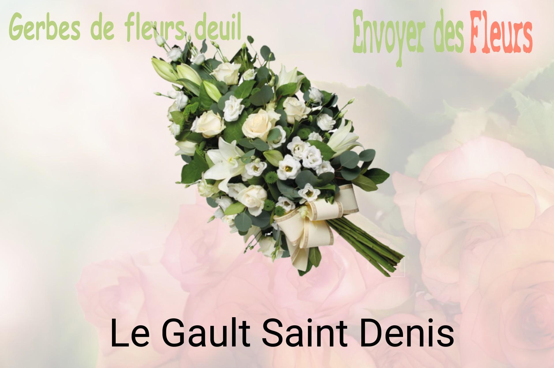 Gerbe de fleurs de deuil livrée à Le Gault-Saint-Denis