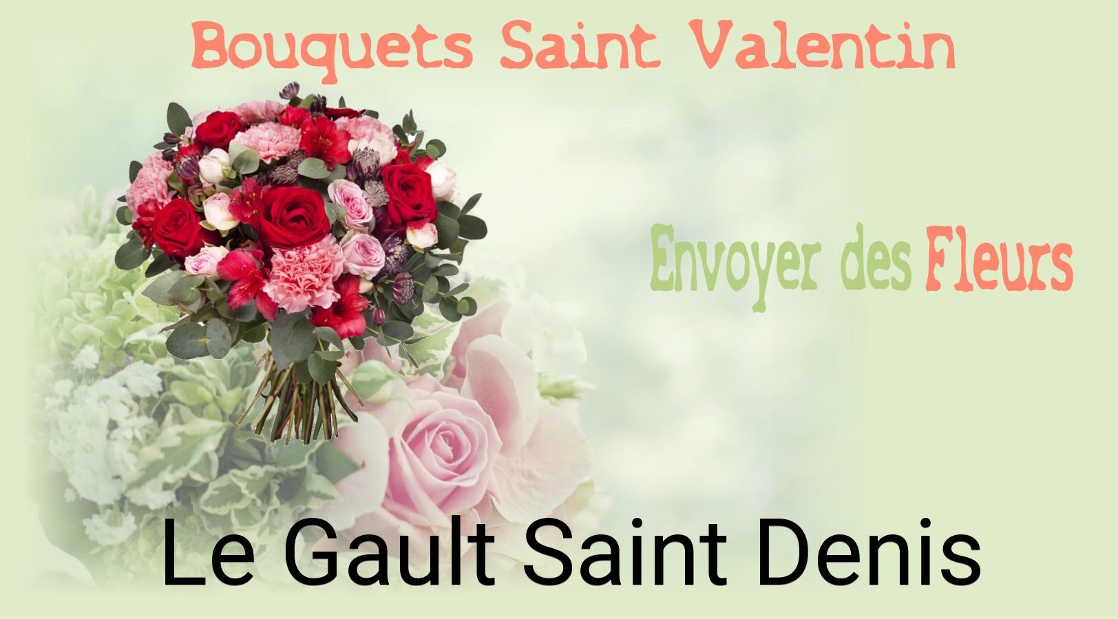 Roses de Saint-Valentin livrées à Le Gault-Saint-Denis